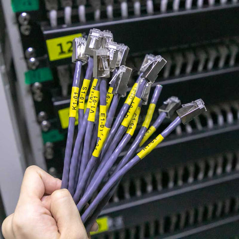 many cable labels