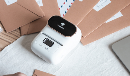 How to use M110 mini bluetooth printer to easily manage stationery stores