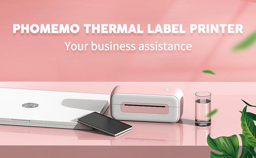 Phomemo  PM-246S/ B246D direct label printer, your business assistance, connect to windows, laptop, PC, shipping printer. It is a thermal printer, no ink, save money, high quality print, fast print.