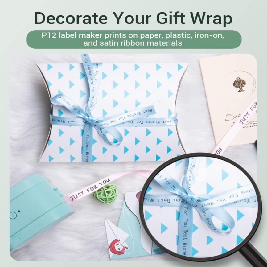 Wrap Your Gifts With Ribbon Labels