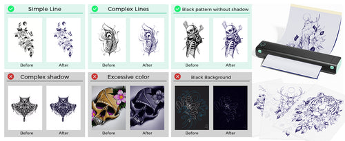 $33/mo - Finance Phomemo M08F Wireless Tattoo Transfer Stencil
