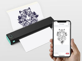 Phomemo M08F Wireless Tattoo Stencil Printer, Thermal Tattoo Kit Copier  Machine Supports A4 Transfer Paper, Bluetooth Stencil Printer for Tattooing  Compatible with Smartphone & PC for Tattoo Artists - Coupon Codes, Promo