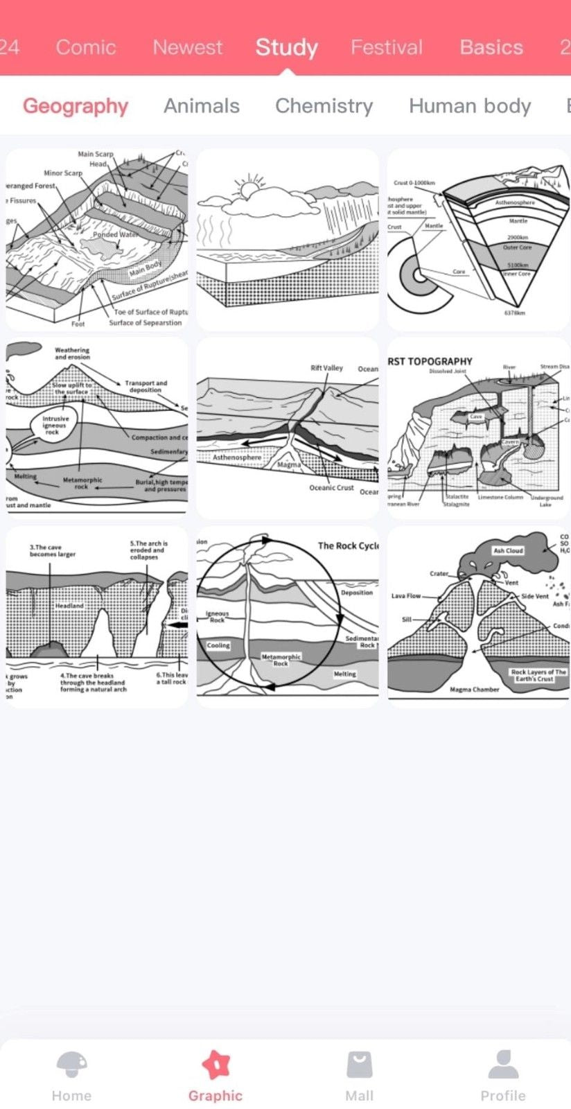 print Study note with inkless mini printer in phomemo app