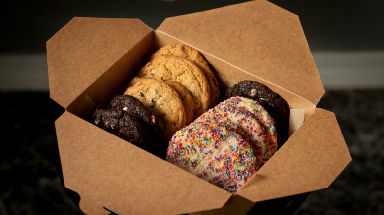 a box of cookies