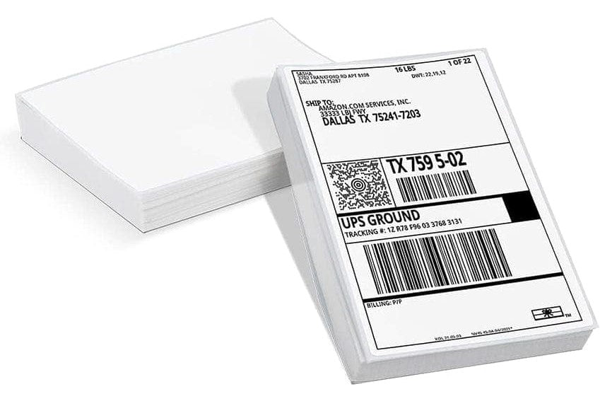 fan-fold shipping labels