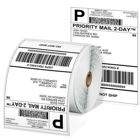 Strong adhesive shipping label