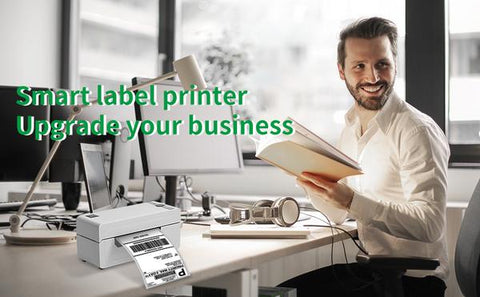 phomemo thermal 4x6 label printer with small business