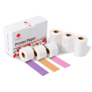 3PK Phomemo Adhesive Transparent Thermal Paper Clear Adhesive