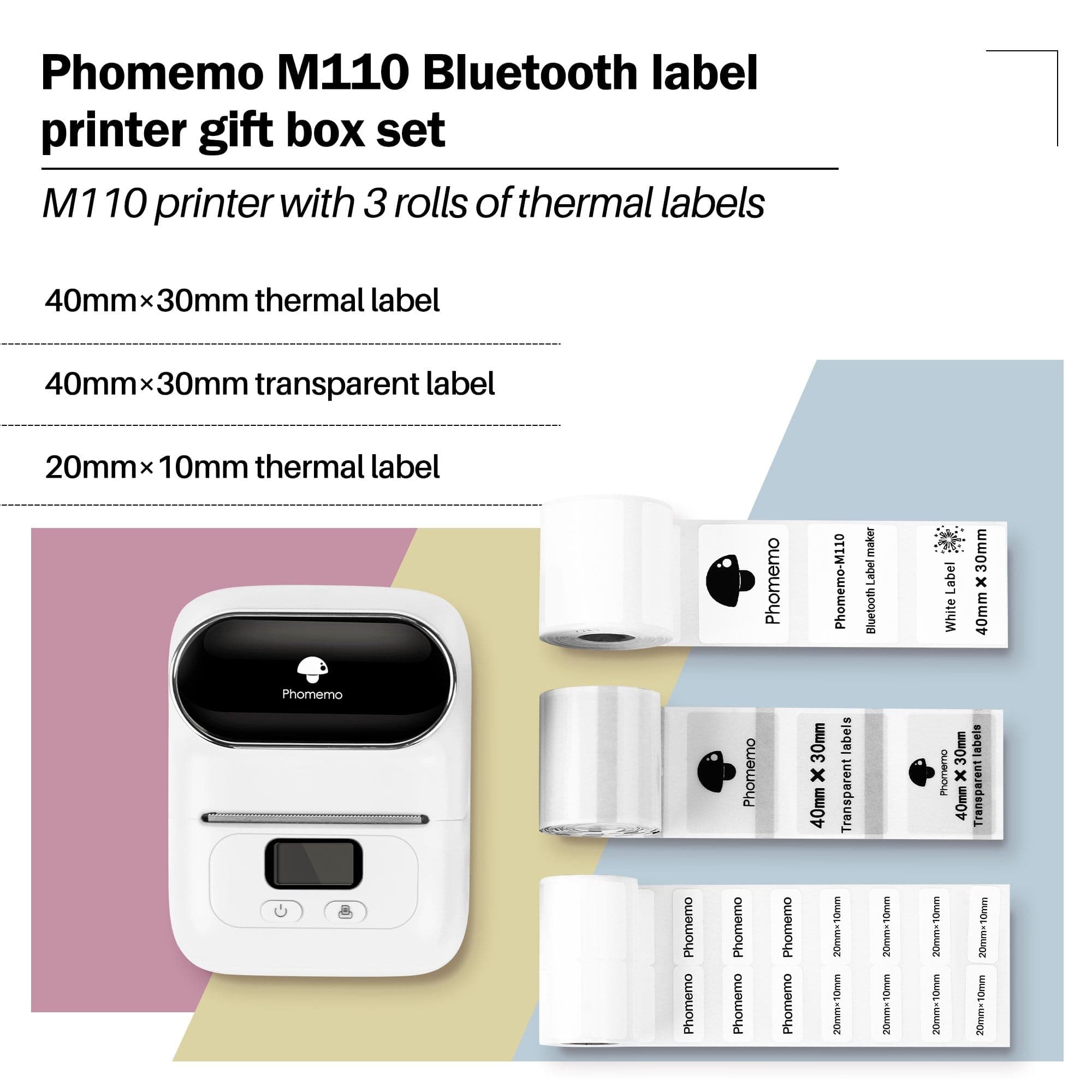 Phomemo Portable Plastic Transparent Storage Box