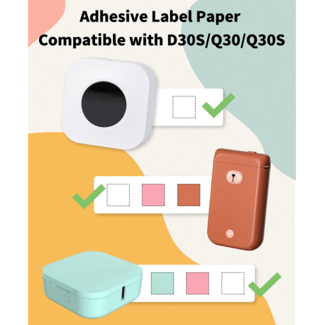 14 X 30mm Transparent Label for Q30S/ Q30 - 3 Rolls – Phomemo