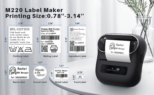 PHOMEMO M220 THERMAL LABEL PRINTER 