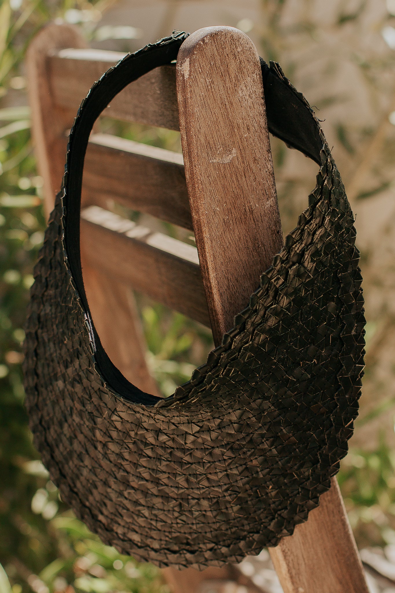 wicker sun visor