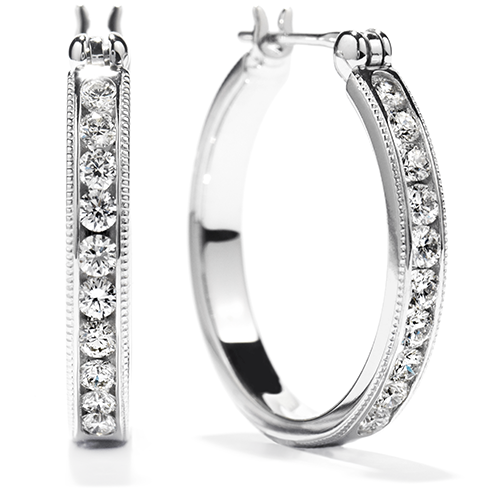 hearts on fire diamond hoop earrings