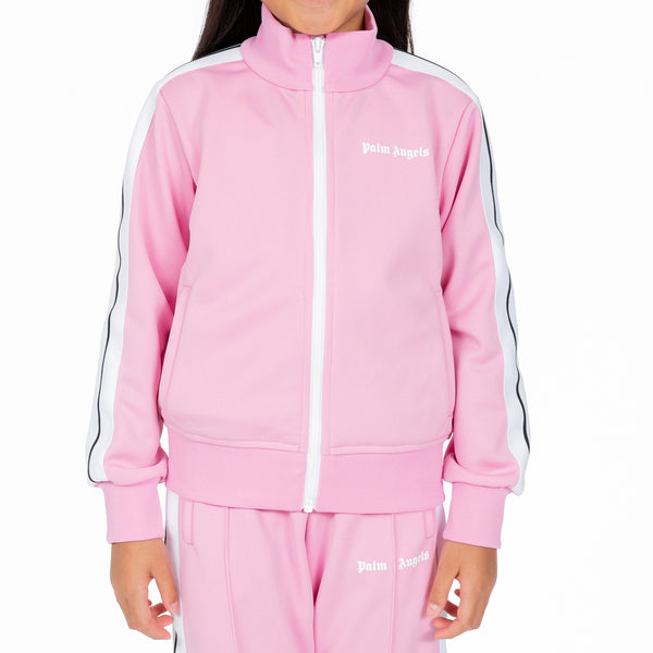 Kids Classic Baby Pink Track Jacket