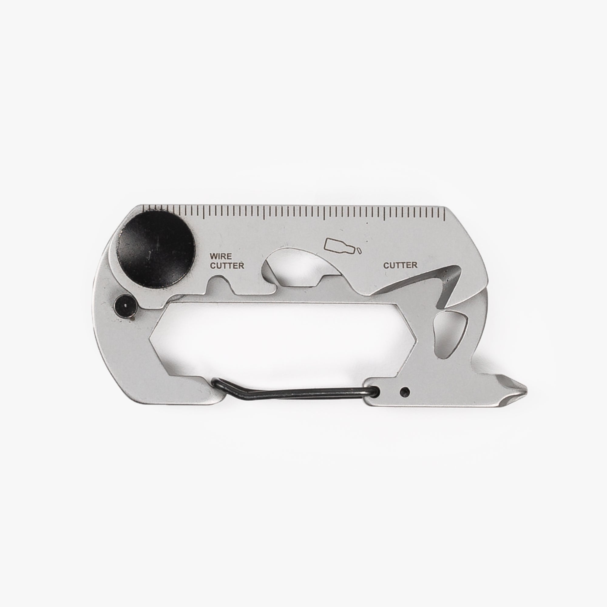 Heron Preston - CTNMB Multifunction Carabiner in Silver