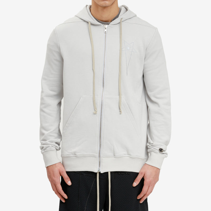 Rick Owens mainline - Champion Jason's Hoodie in Oyster