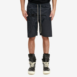 black champion nylon shorts