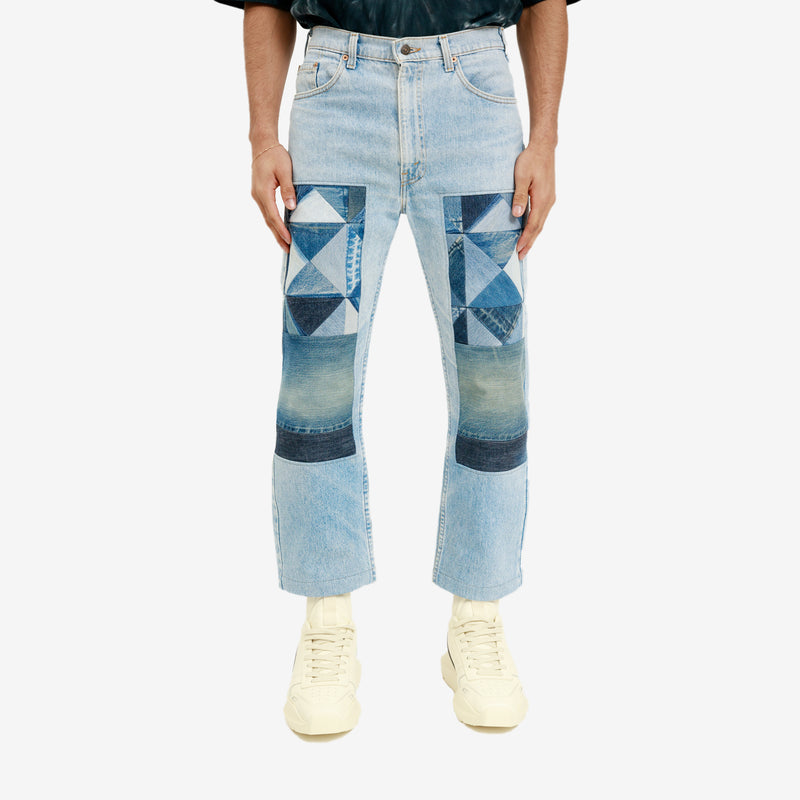 Children of the Discordance - NY Old Patch Jeans in Blue