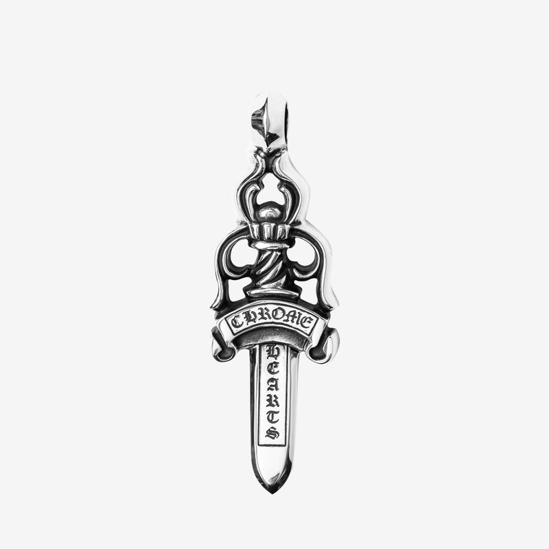 Chrome Hearts Large Dagger Sterling Silver Pendant