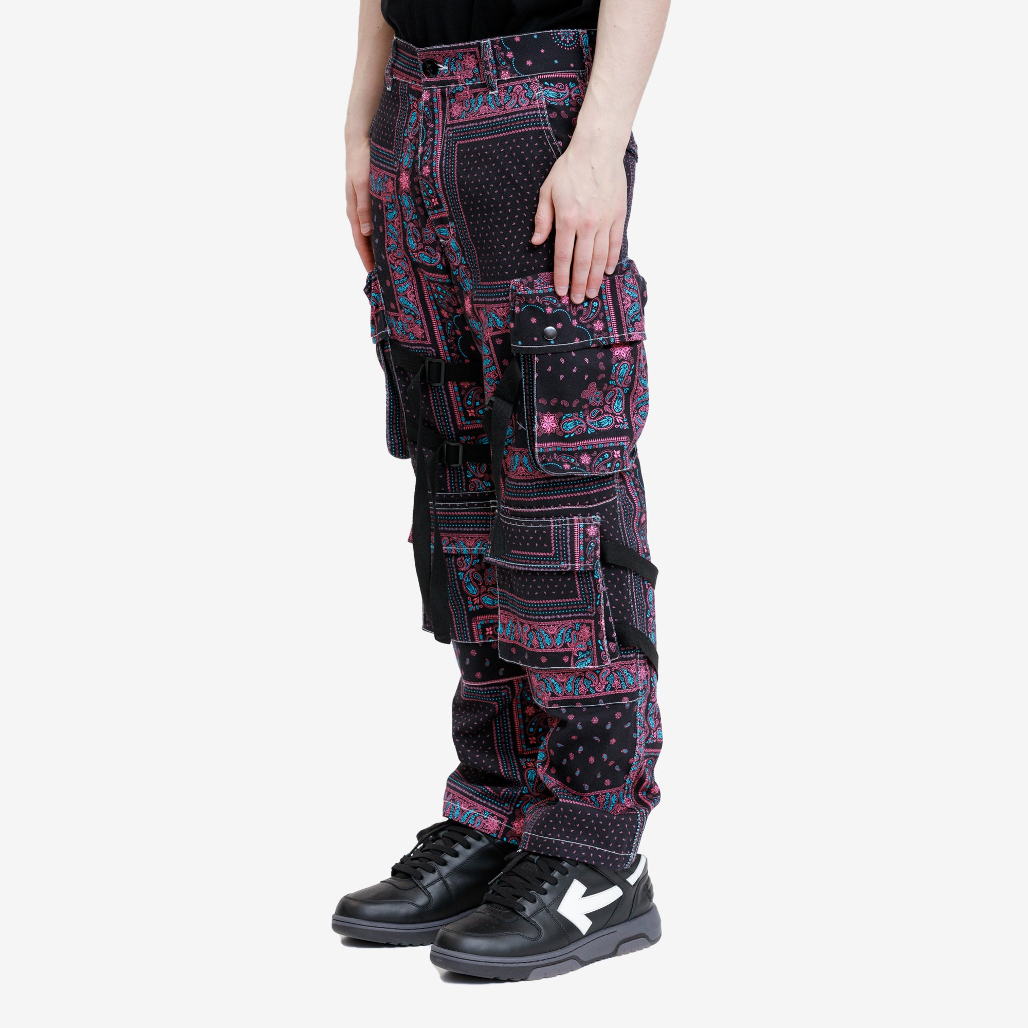 ROGIC - Pink Paisley Bondage Pants