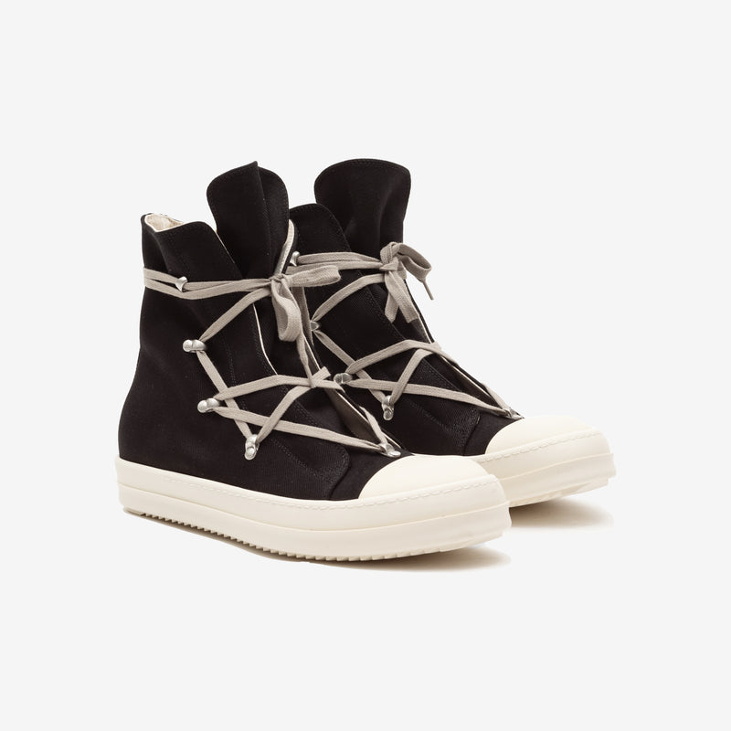 Rick Owens DRKSHDW - Strobe Hexa High-Top Sneakers in Black