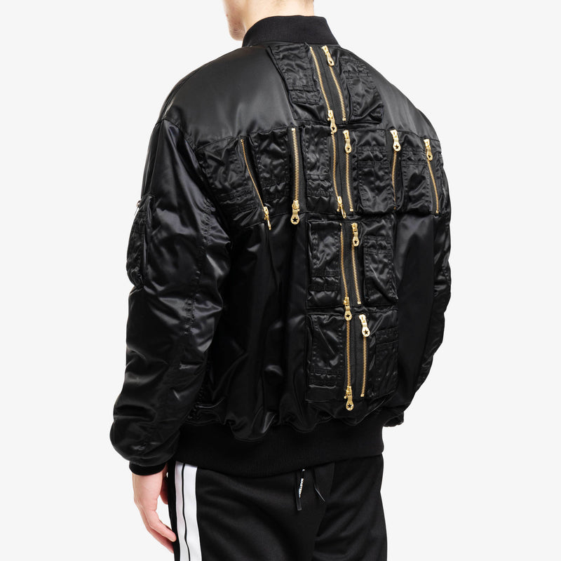 Phenomenon x Mastermind Japan - Cross Loop MA-1 Jacket in Black