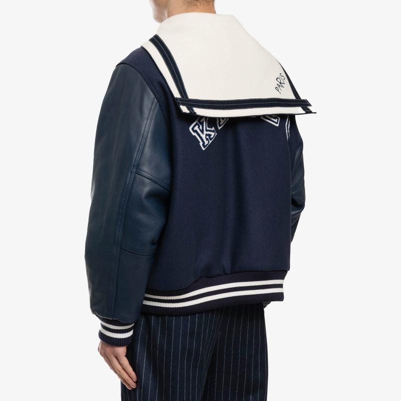 KENZO - Sailor Varsity Jacket in Midnight Blue