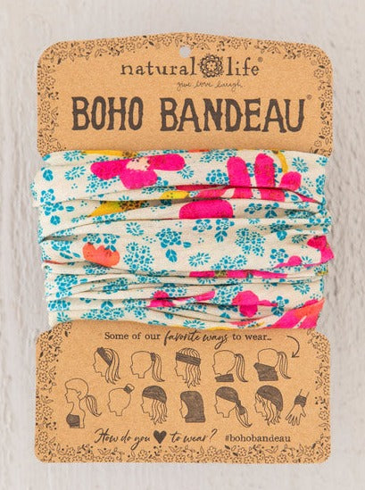 Natural Life Half Boho Bandeau Black