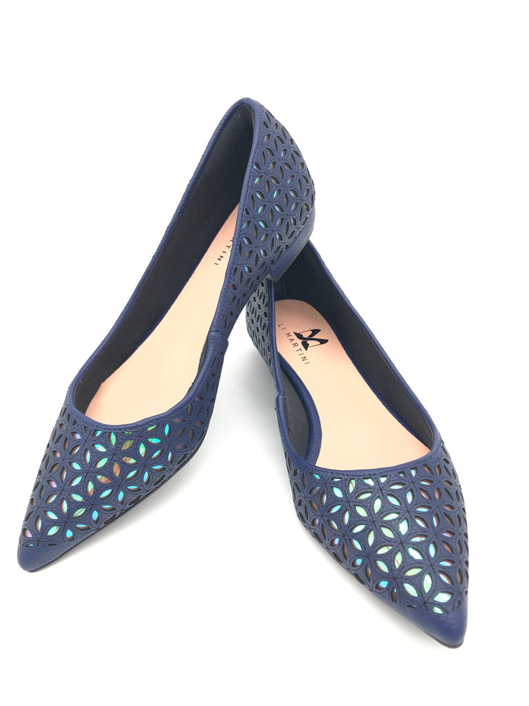 dark blue flats