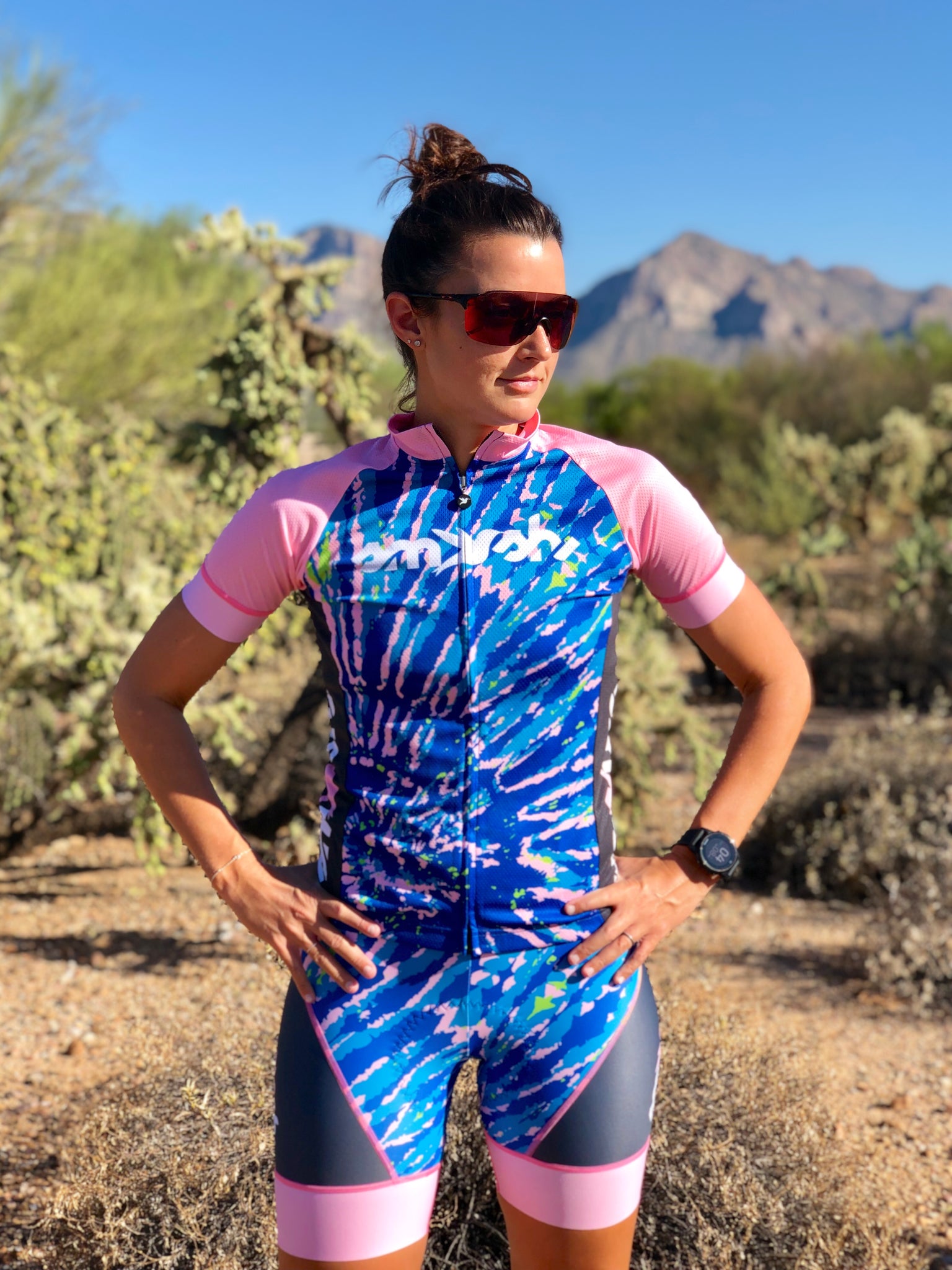 tie dye mountain bike jersey