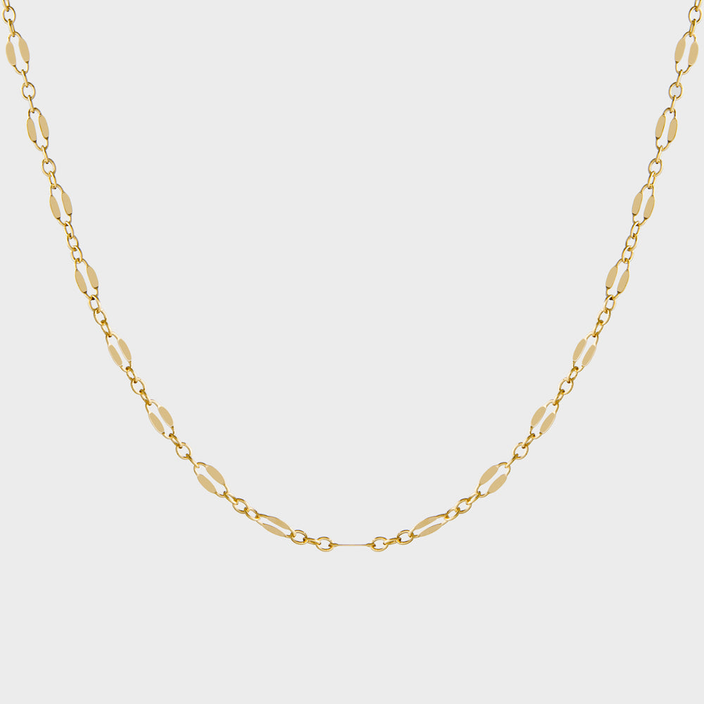 Rectangular Chain Choker Collar Necklace | Thesis of Alexandria