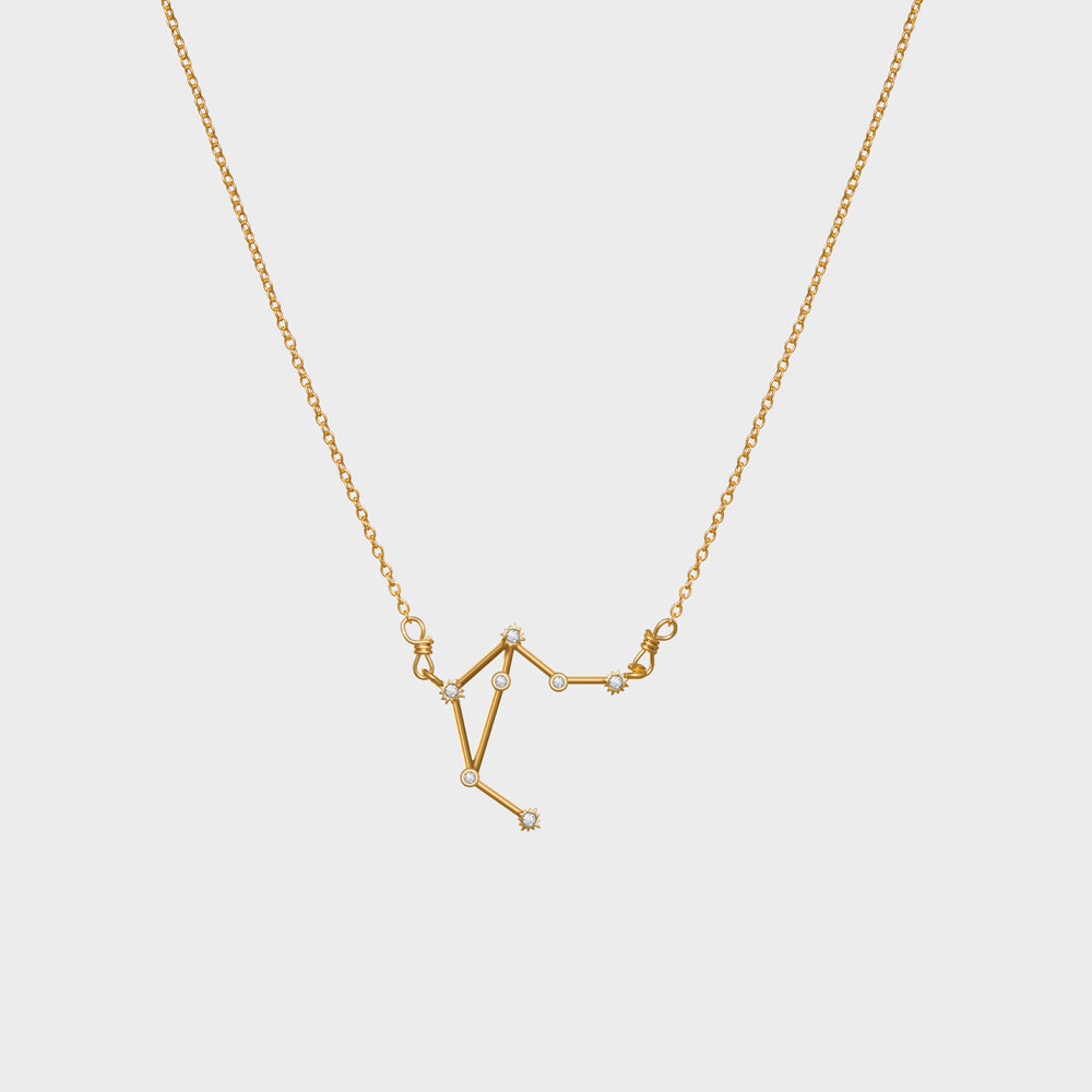 Buy Gold Libra Constellation Necklace Gold, Libra Necklace, Libra Gift,  Libra Zodiac Constellation Gold, Libra Jewelry, Libra Star Necklace Online  in India - Etsy