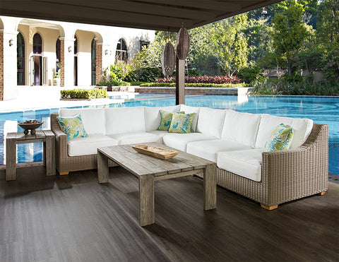 OUTDOOR HAND-WOVEN ALL-WEATHER SECTIONAL