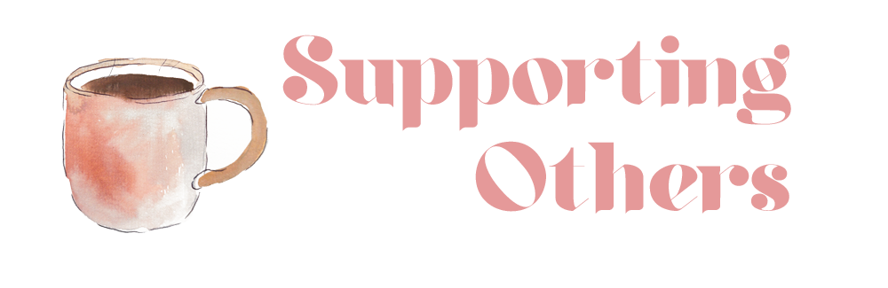 Supporting Others - An illustration of a mug filled with coffee