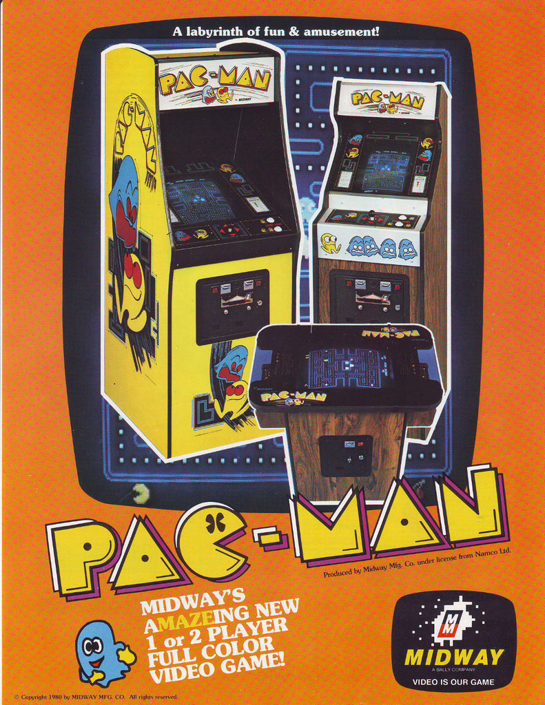 pac man games arcade