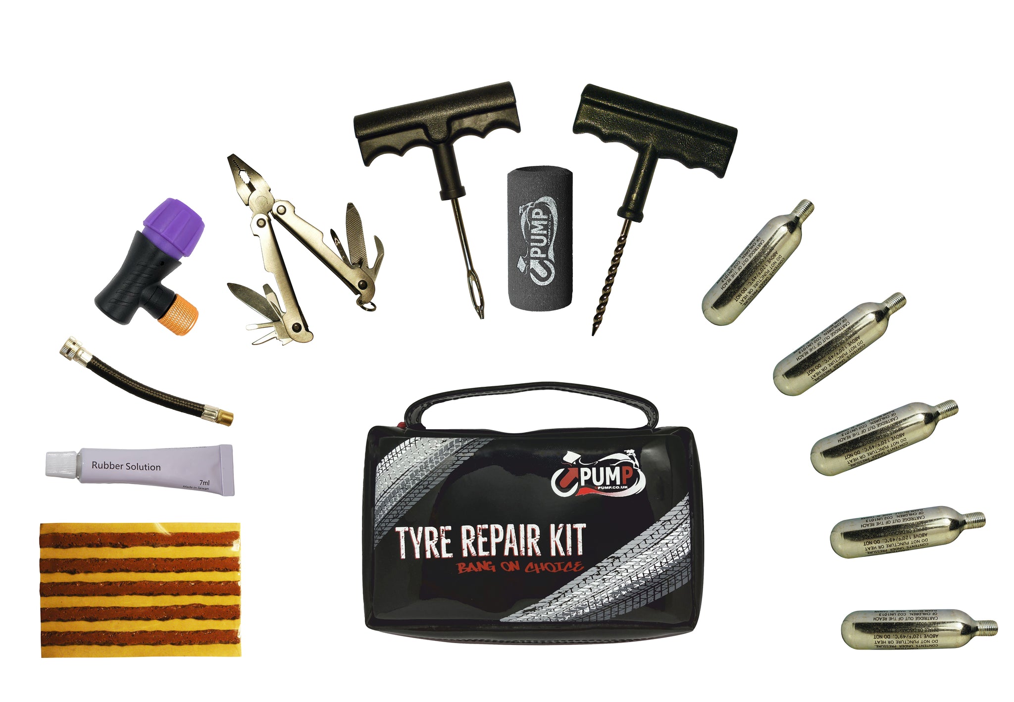 co2 puncture repair kit