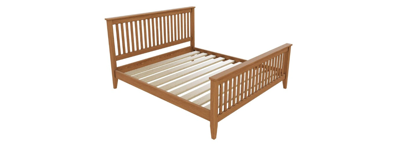 Copenhagen Solid Oak Bed