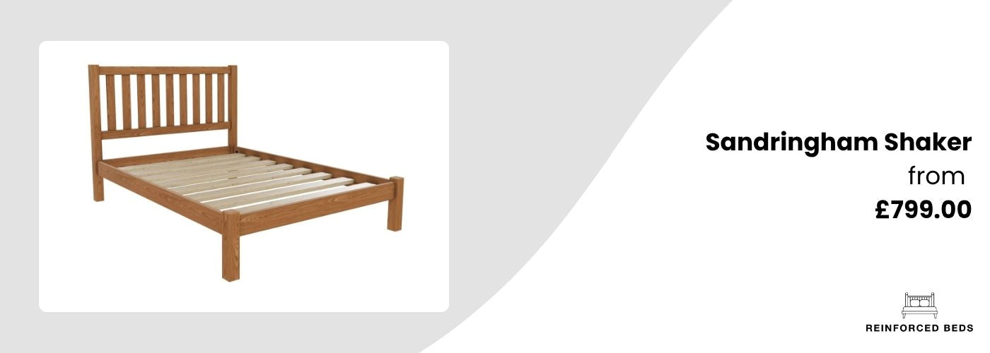 Sandringham Shaker Oak Bed