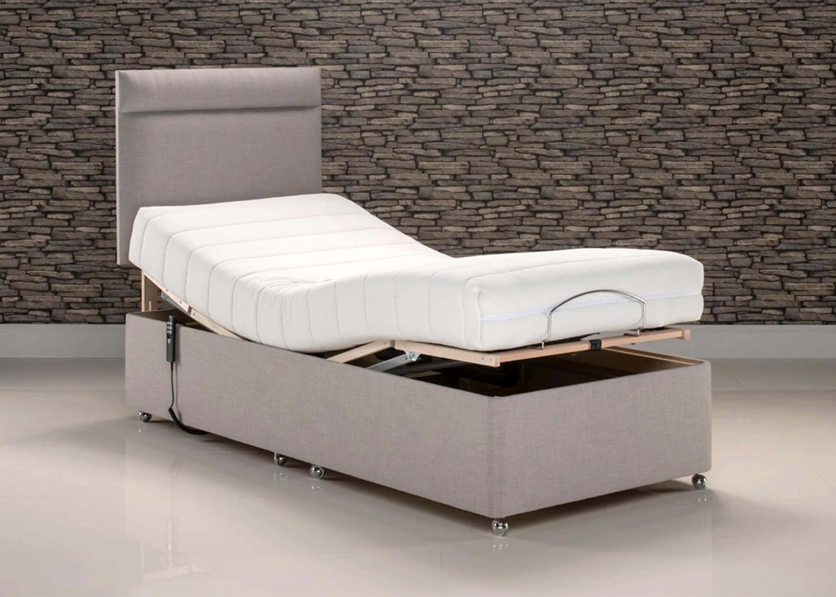 Denver Heavy Duty Adjustable Bed With Mattress Reinforced Beds