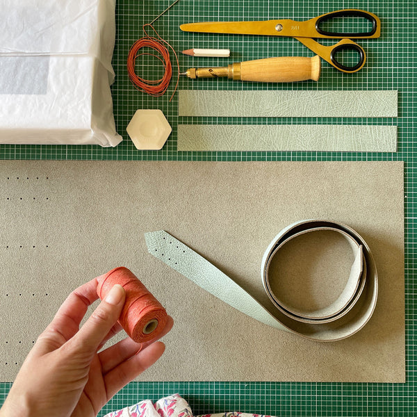 Making a Leather Bound Scrapbook with craftsmanship and traditional heritage skills