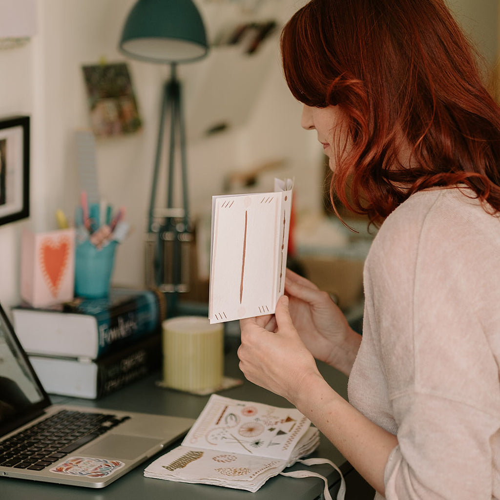 Bookbinder Susan Green's online mentoring service for creatives who want to make books