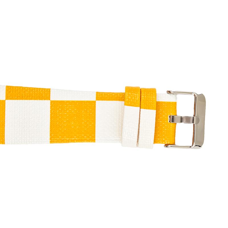 Louis Vuitton Style Yellow Damier Leather Apple Watch Band Strap – Casememe