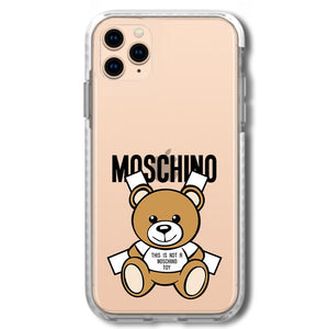 Moschino Style Clear Silicone Shockproof Protective Designer Iphone Case For Iphone Se 11 Pro Max X Xs Max Xr 7 8 Plus Casememe