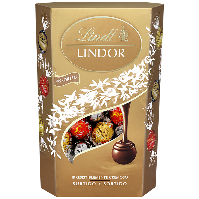 Bombons de Chocolate Cornet Sortido Lindt - CREATIVE GOURMET