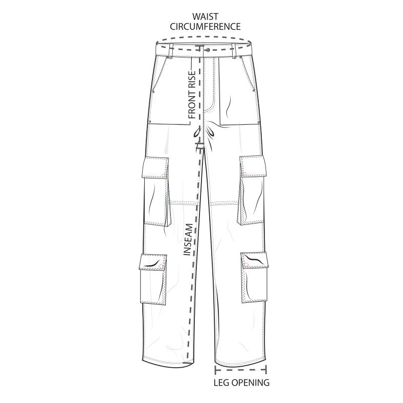 Size Chart - MLM517 - Leather Utility Pant | REPRESENT CLO