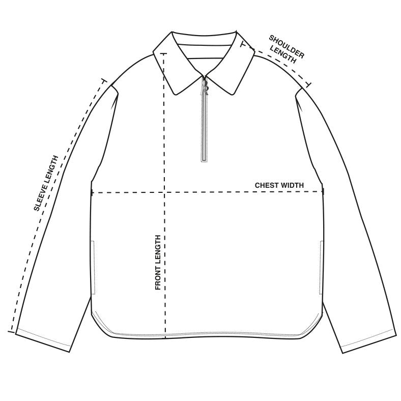 Fleece Pullover Zip Shirt | Mushroom | REPRESENT CLO