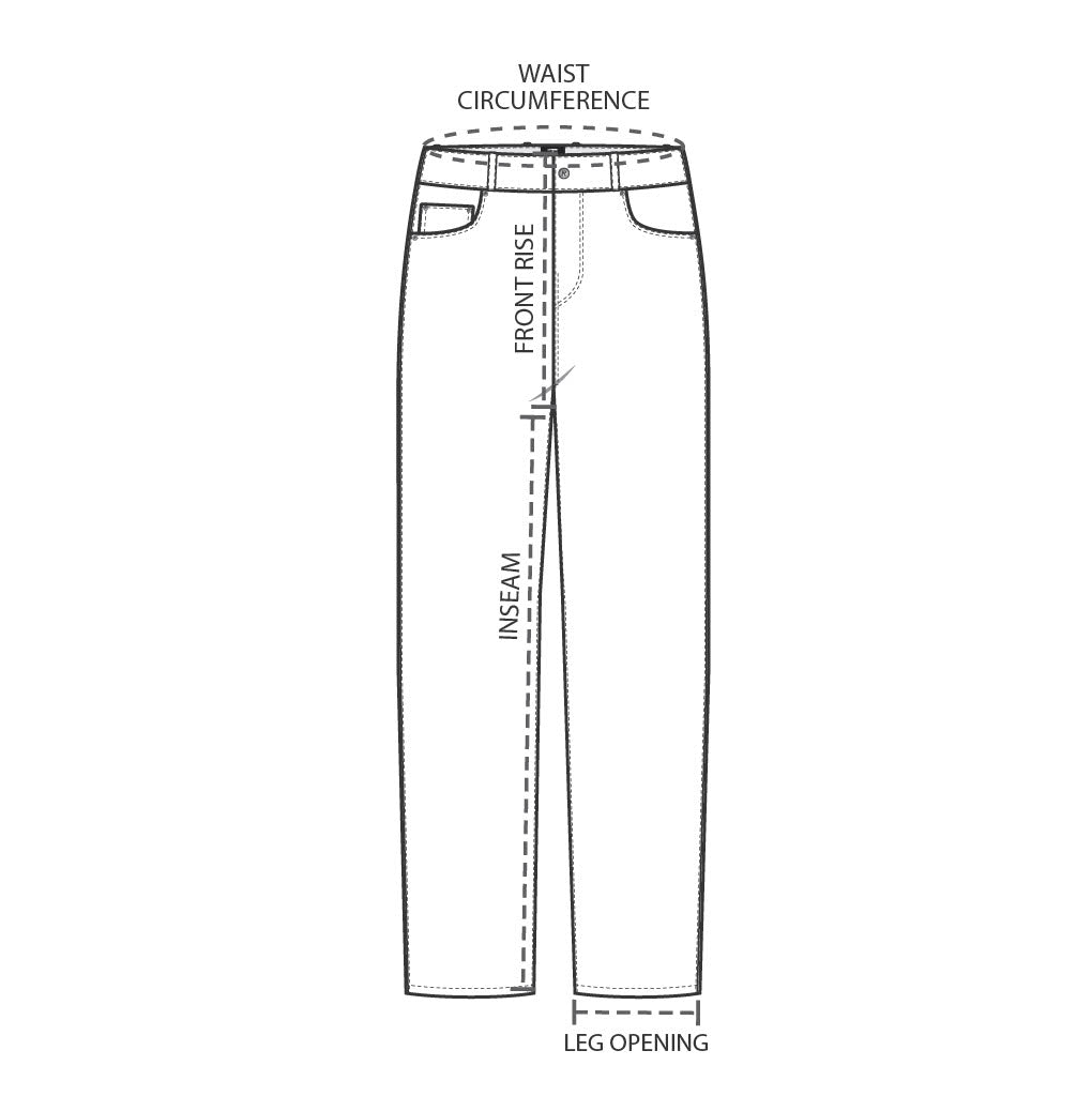 Size Chart - MB6002 R3 Initial Baggy Denim | REPRESENT CLO