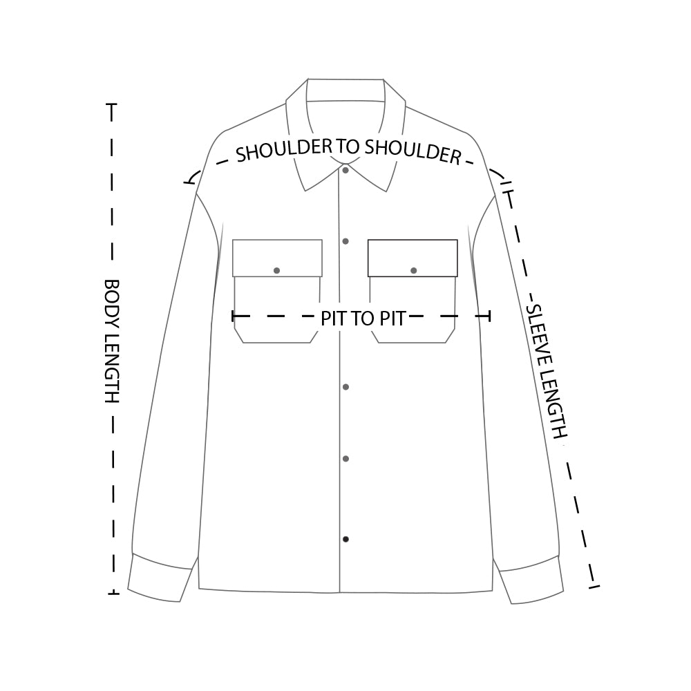 Size Chart - Velour Shirt | REPRESENT CLO