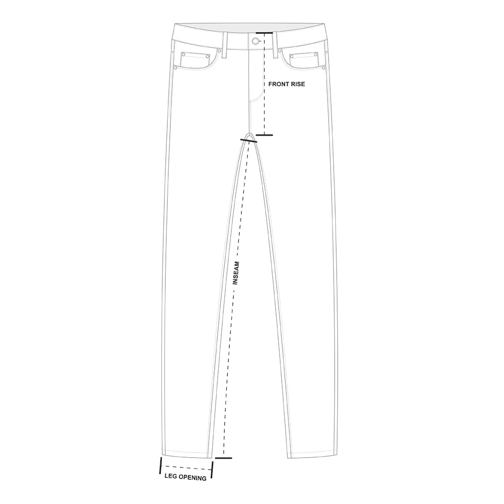 Size Chart - Denim (selvedge) | REPRESENT CLO