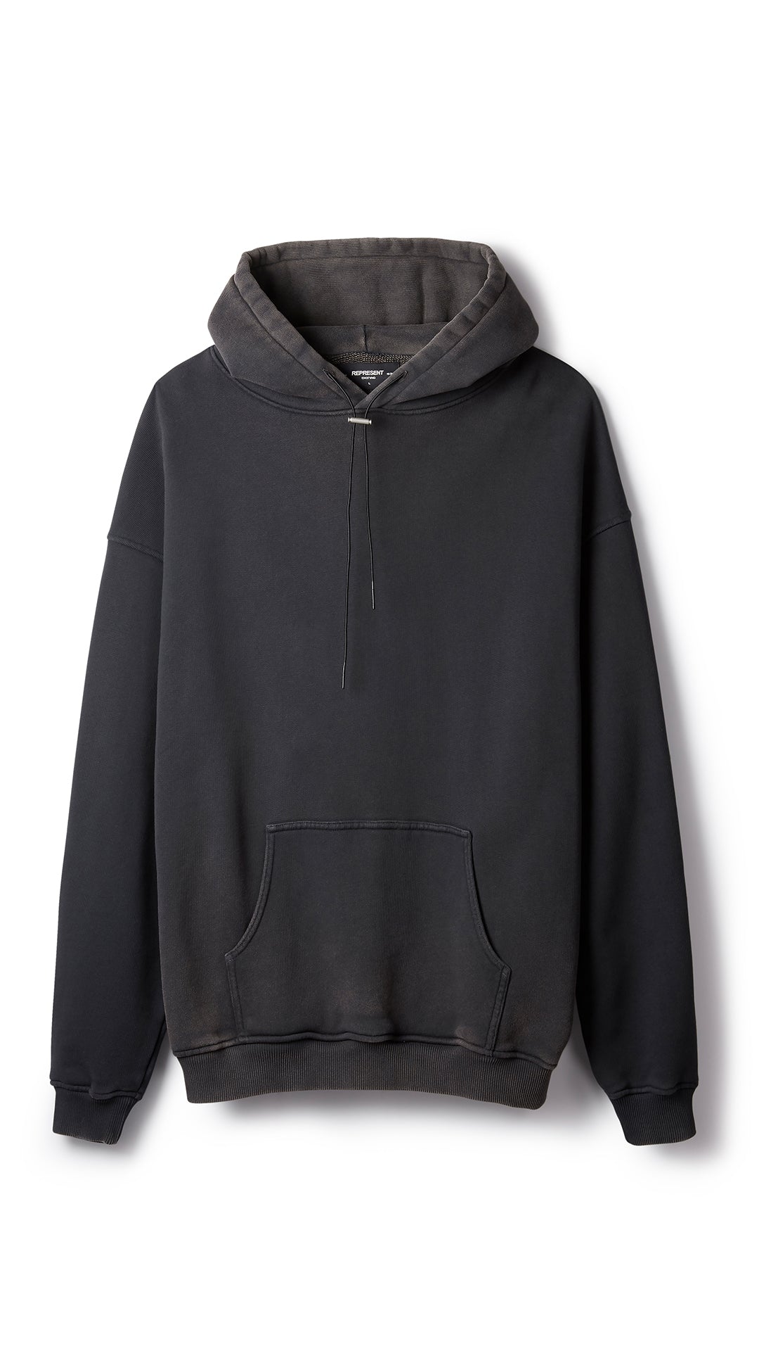 washed out black hoodie